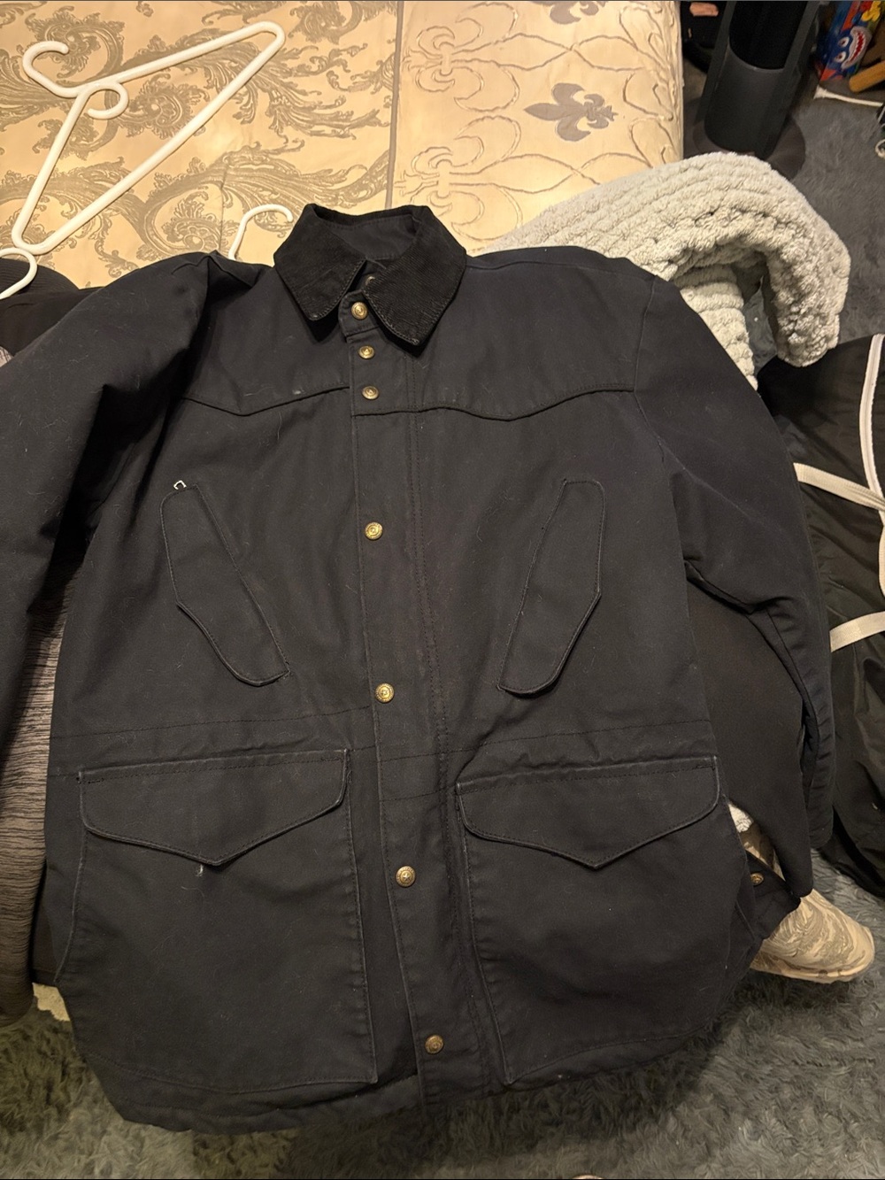 Schaefer Outfitters Black & Red Checkered Jacket Size Small